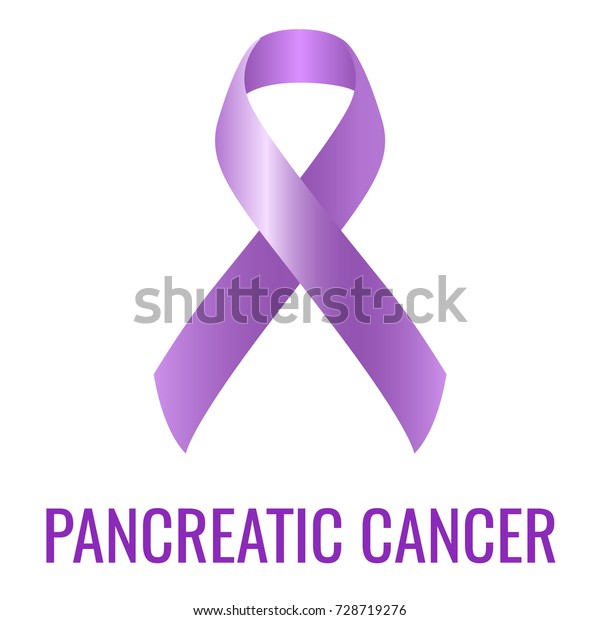 Pancreatic Cancer Ribbon Isolated On White Stock Vector Royalty Free 728719276