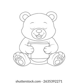 pand animal minimalist line art