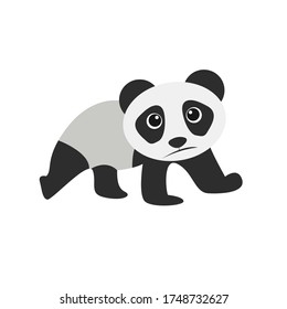 Panda Animal Cartoon Vector Illustration