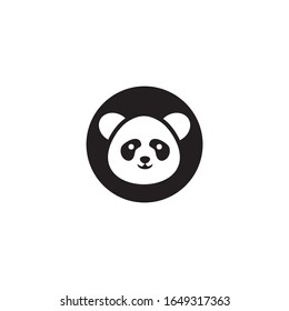 Panda Animal Cute Icon Logo Design Stock Vector (Royalty Free ...