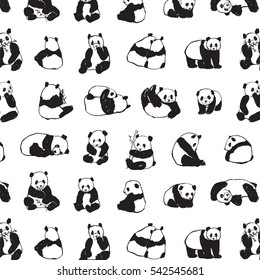 panda animal pattern