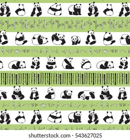 panda animal pattern