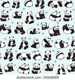 panda animal pattern