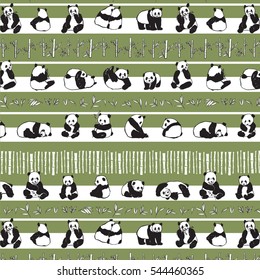 panda animal pattern