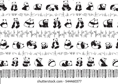 panda animal pattern