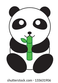 Panda and Bamboo
