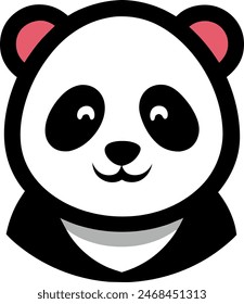 panda bear cartoon vector illustration 