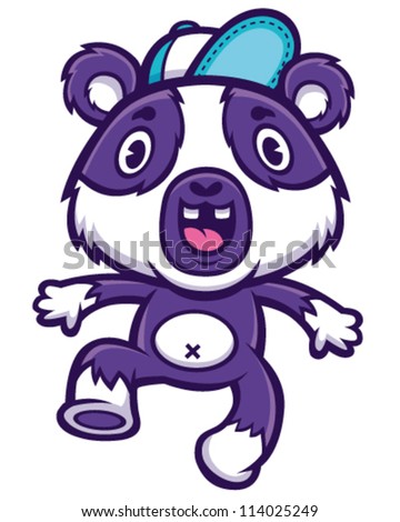 Panda bear character