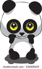 Panda Bear Clip-art - Vector Illustration 
