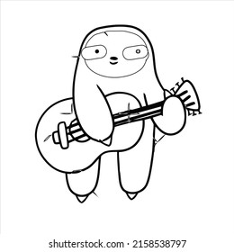 Panda Bear Coloring Page for kids