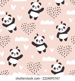 Cute panda drawing kawaii Funny Vector Illustration eps 10 23826046 Vector  Art at Vecteezy