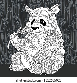 365 Zentangle panda Images, Stock Photos & Vectors | Shutterstock