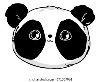 panda bear illustration 