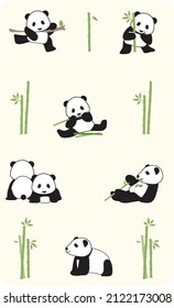panda bear illustration design animal graphic 
