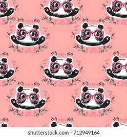 Panda bear pattern
