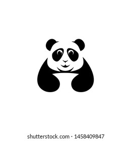 Cute Panda Bear Logo Icon Stock Vector (Royalty Free) 736474474