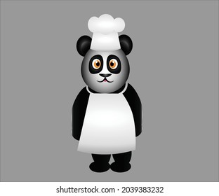 PANDA BECOME A CHEF AND READY TO COOKING ANY FOOD