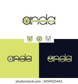 Panda Brand Icon Design | Editable Vector Template | Free EPS File Download