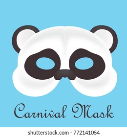 Panda carnival mask