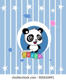 Panda Cartoon Background