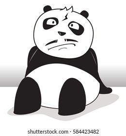 Panda Cartoon Vector 10 Stock Vector (Royalty Free) 584423482 ...