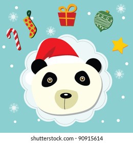panda christmas celebration