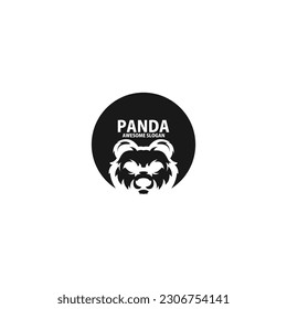 Logo-Design-Symbol für Panda-Kreis