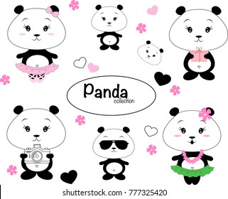 Panda collection set