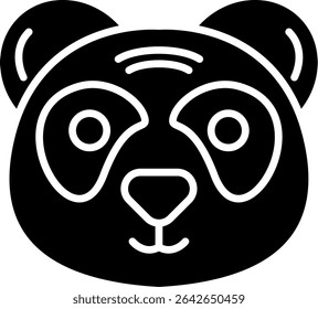 Panda criativa novos ícones design de vetor