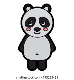 panda cute animal icon image 