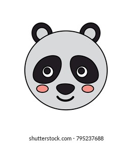 panda cute animal icon image 