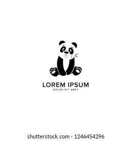 panda cute logo