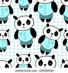 panda cute pattern