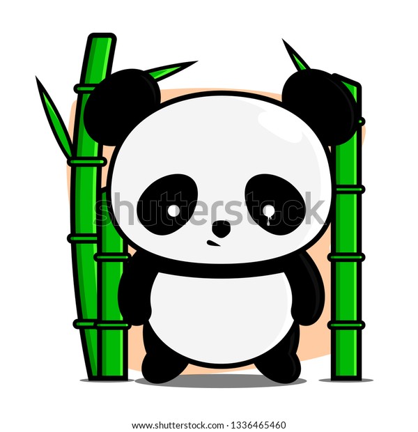 panda cute with
sad expression illustration for kids t-shirt,story book,children
cover book,comic and
others