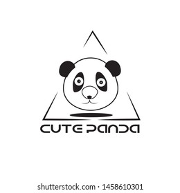 PANDA CUTE VECTOR OR HEAD OF PANDA VECTOR