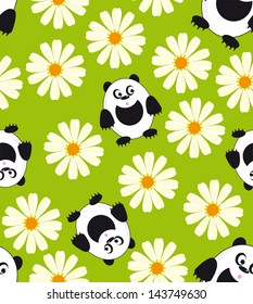 Panda and daisy.