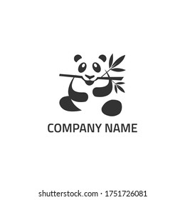 panda design logo vector icon