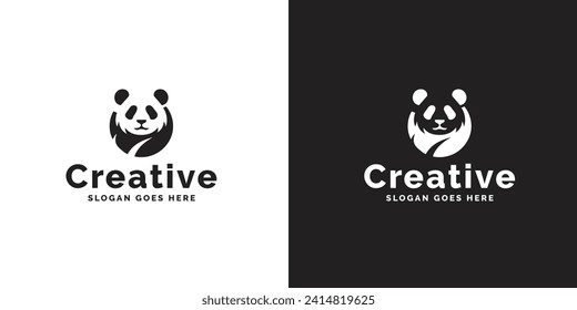 Panda Emblem, A Study in Monochrome Branding