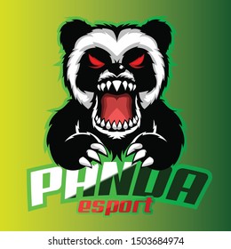 Panda esport logo - a logo that can be used in a sports team or in a game