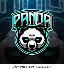 Panda Esport Mascot Logo Design Stock Vector (Royalty Free) 1830643319 ...