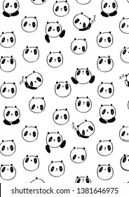 Panda Face Character All over print
