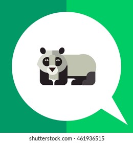 Panda flat icon