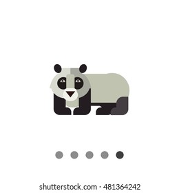 Panda flat icon