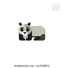 Panda flat icon