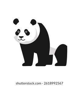 Panda flat vector illustration Eps 10