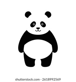 Panda flat vector illustration Eps 10