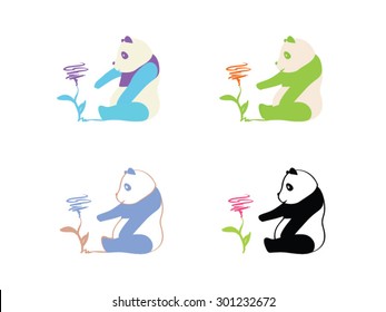 Panda flowers