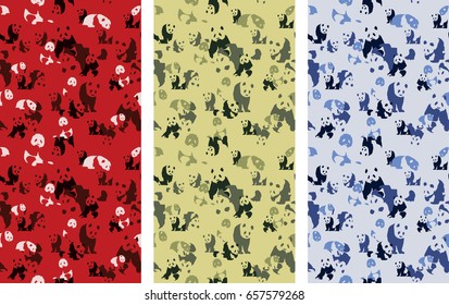 panda full print 