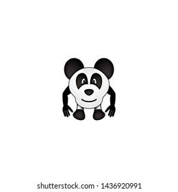 Panda Fun Character, Illustration. Can be used for Mascot or etc