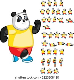 Panda Game Character Sprite Sheets